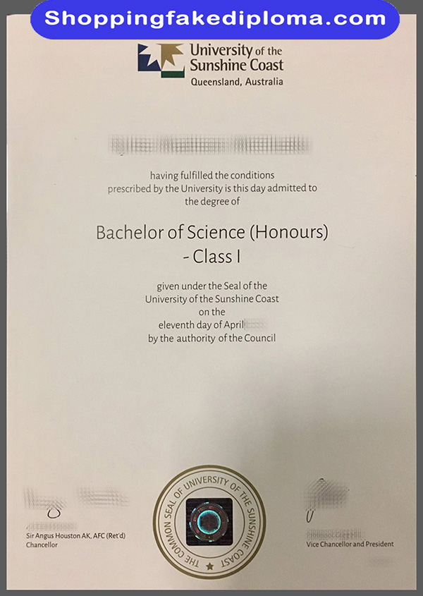 University of Sunshine Coast fake degree, buy University of Sunshine Coast fake degree