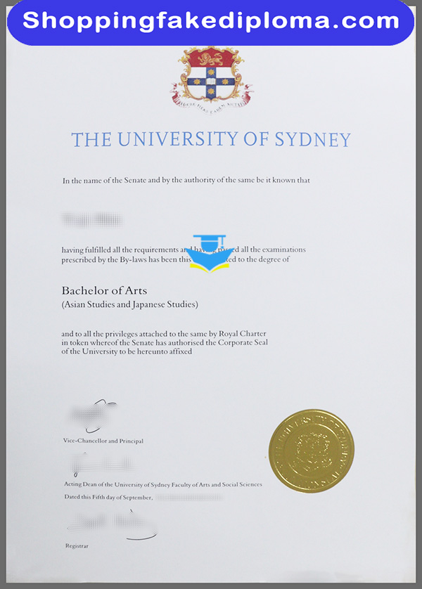 University of Sydney fake degree, buy University of Sydney fake degree