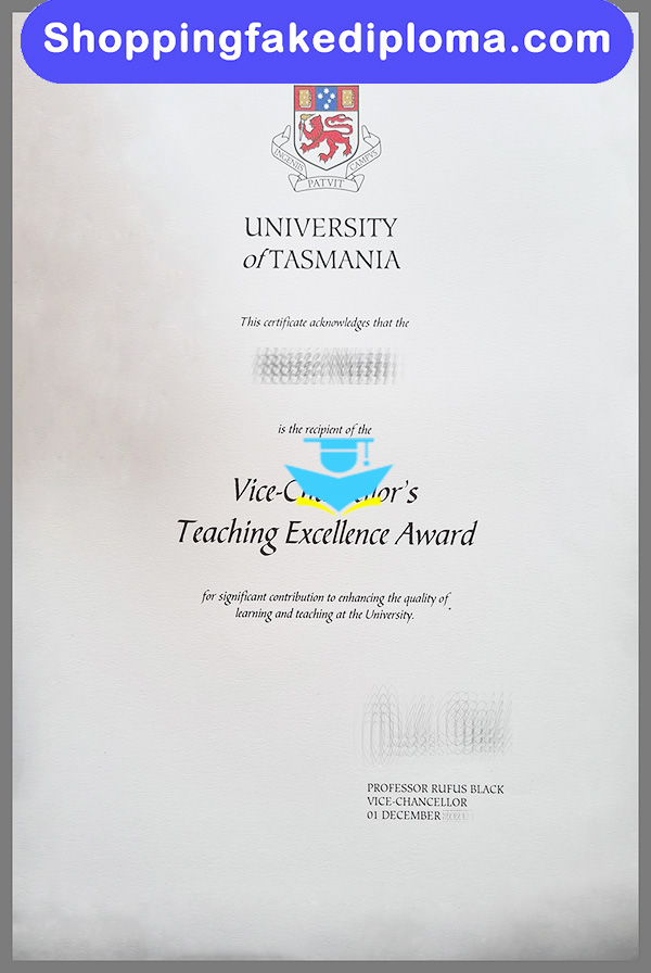 University of Tasmania fake certificate, buy University of Tasmania fake certificate