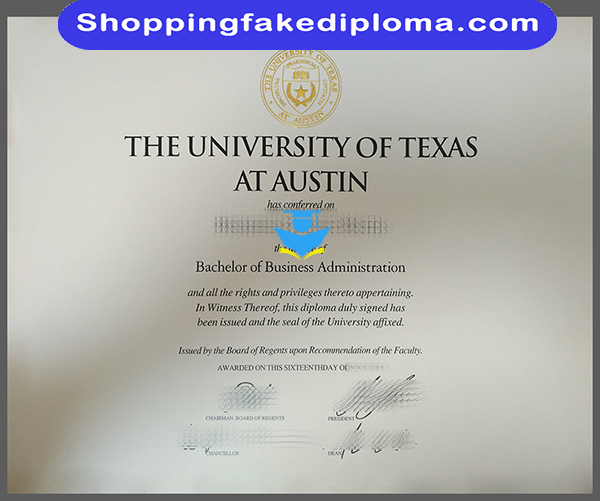 fake US diploma, University of Texas at Austin fake degree