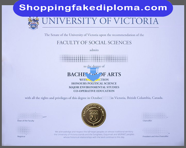 University of Victoria fake degree