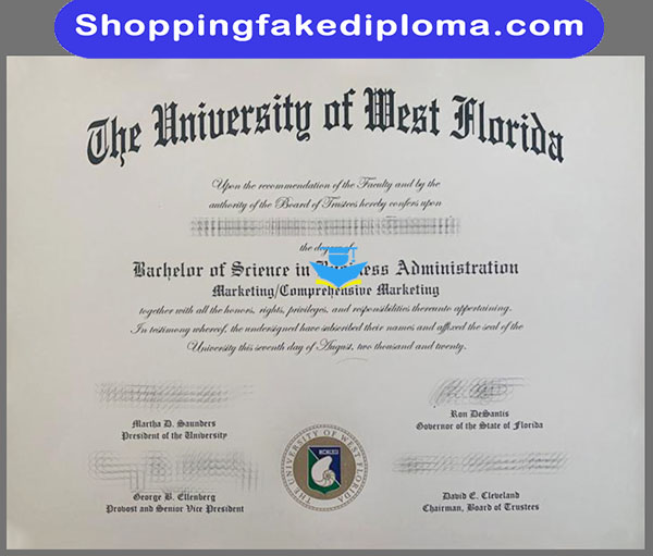University of West Florida fake degree, buy fake diploma