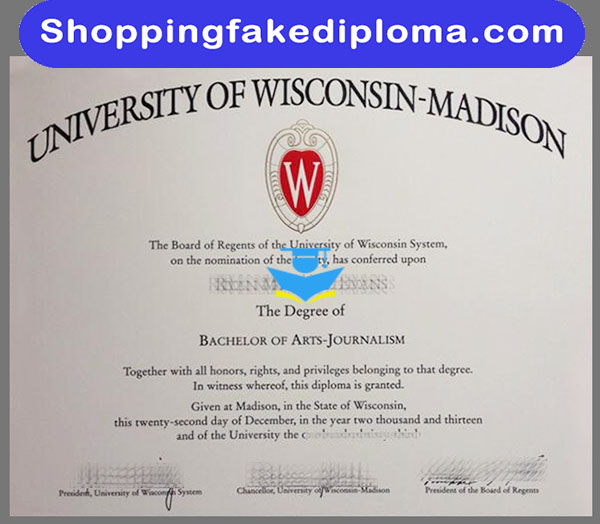 University of Wisconsin Madison fake degree