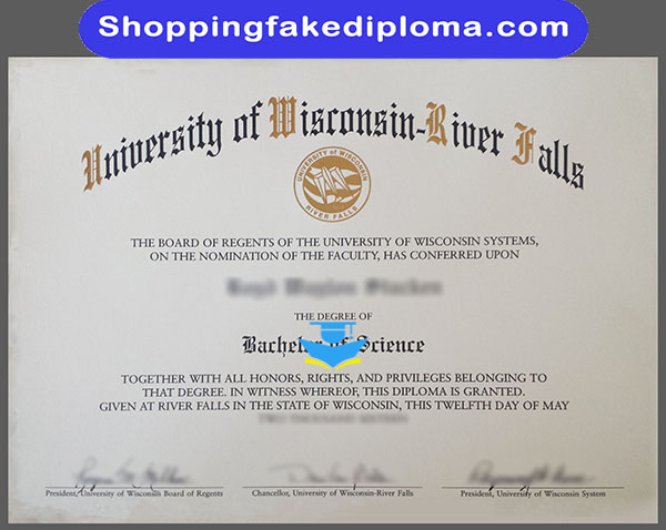 University of Wisconsin River Falls fake diploma, fake diploma online