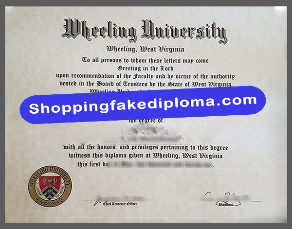 Wheeling University fake degree, buy Wheeling University fake degree