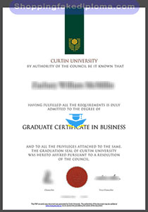 Curtin University degree, fake Curtin University degree