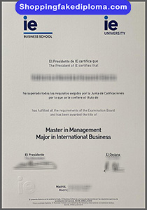 IE Business School degree , fake IE Business School degree