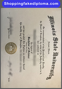 fake Illinois State University degree