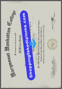 fake Marymount Manhattan College diploma, buy fake diploma