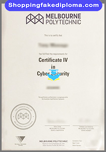 Melbourne Polytechnic certificate, fake Melbourne Polytechnic certificate