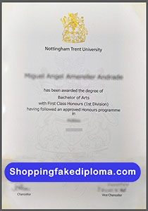 Nottingham Trent University degree, fake Nottingham Trent University degree