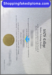 TriOS College diploma, fake TriOS College diploma