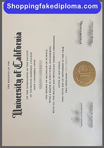 fake UC san diego degree, UCSD fake diploma