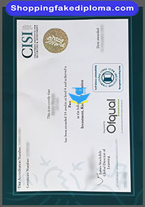 UK CISI certificate, fake UK CISI certificate