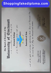 fake University of Cincinnati diploma, fake US diploma