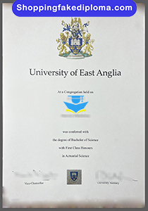 University of East Anglia degree, fake University of East Anglia degree