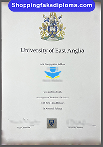 University of East Anglia degree, fake University of East Anglia degree