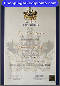 University of Huddersfield diploma, fake University of Huddersfield diploma