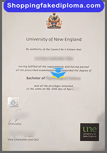 University of New England degree, fake University of New England degree