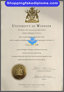 University of Windsor degree, fake University of Windsor degree