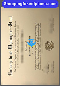 fake University of Wisconsin–Stout degree, fake diploma