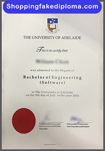 University of adelaide degree, fake University of adelaide degree