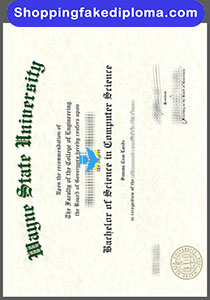 fake Wayne State University diploma, Buy fake US certificate