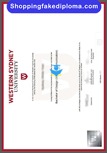 Western Sydney University degree, fake Western Sydney University degree
