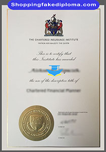 chartered Insurance Institute certificate, fake chartered Insurance Institute certificate