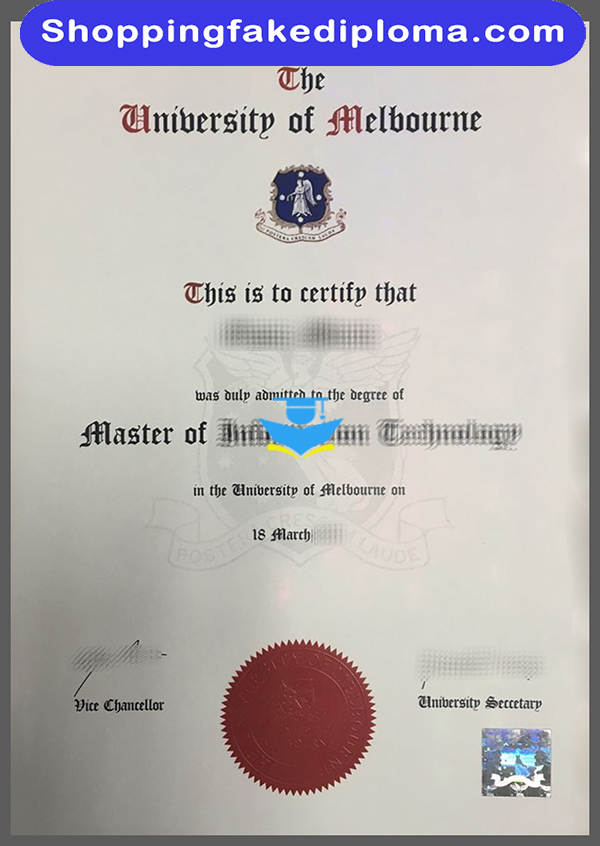 university of Melbourne fake degree, fake university of Melbourne fake degree