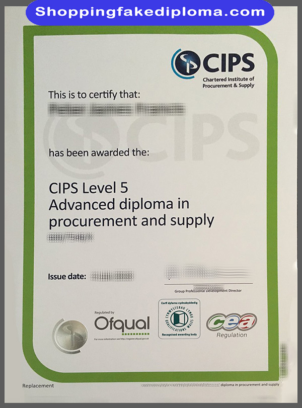 CIPS fake certificate, buy CIPS fake certificate