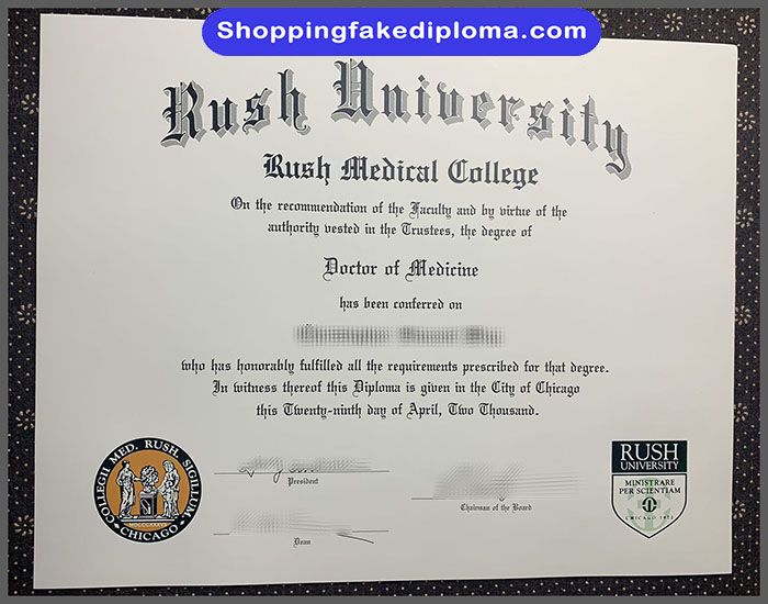 Rush University fake degree