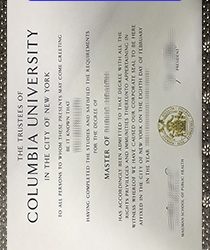Columbia University fake Degree