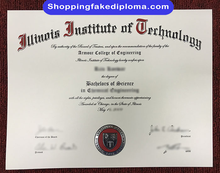 Illinois Institute of Technology fake Degree, Illinois Institute of Technology fake Diploma