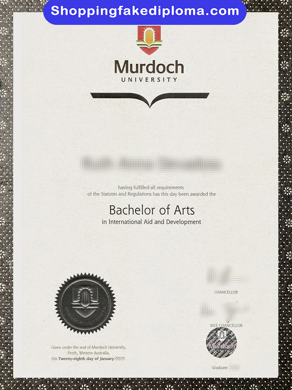 Murdoch University fake degree， Murdoch University diploma