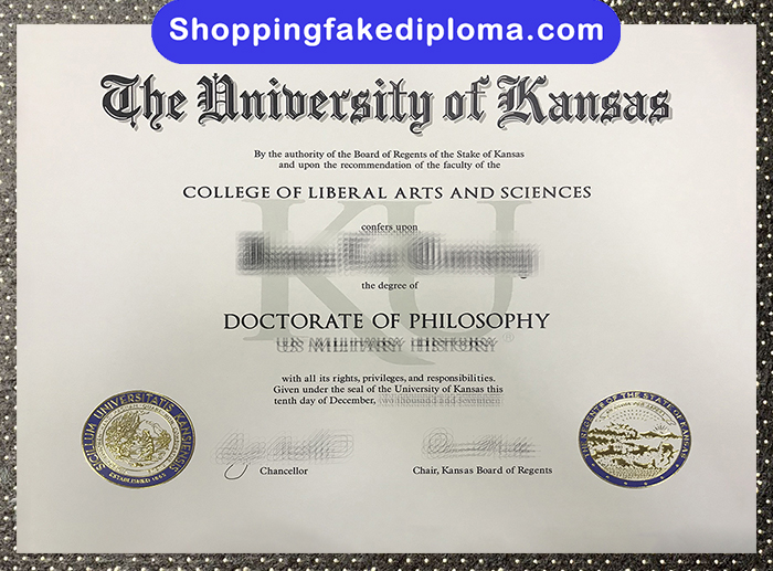 Univeresity of Kansas fake Degree, Univeresity of Kansas diploma