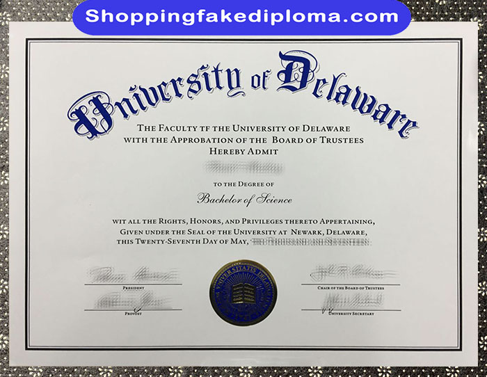 University of Delaware fake degree, University of Delaware fake diploma