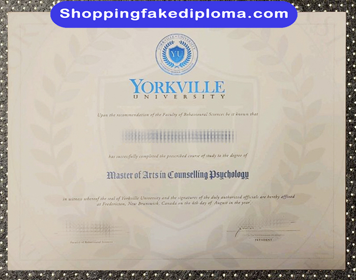 Yorkville University fake Degree, buy Yorkville University fake Degree