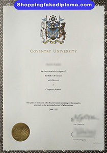 Coventry University degree, fake Coventry University degree