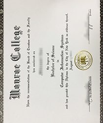 Monroe College fake degree