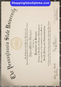 Pennsylvania state University degree, fake Pennsylvania state University degree