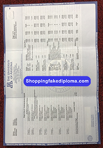 University of Arizona Transcript, fake University of Arizona Transcript