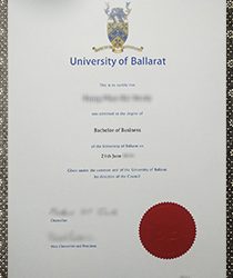 The most popular University of Ballarat fake Degree