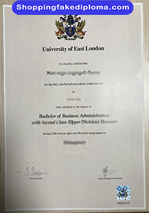 University of East London Degree, fake University of East London Degree