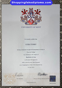 University of Kent degree, fake University of Kent degree