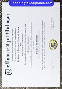 University of Michigan Degree, fake University of Michigan Degree