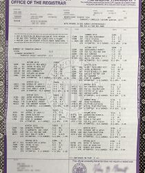 University of Washington fake Transcript