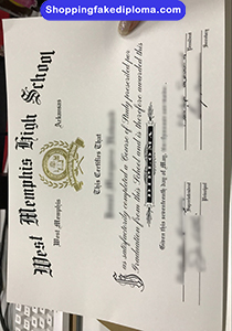 West Memphis High School diploma, fake West Memphis High School diploma
