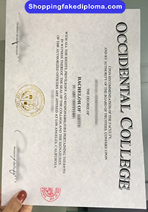 occidental college degree, fake occidental college degree