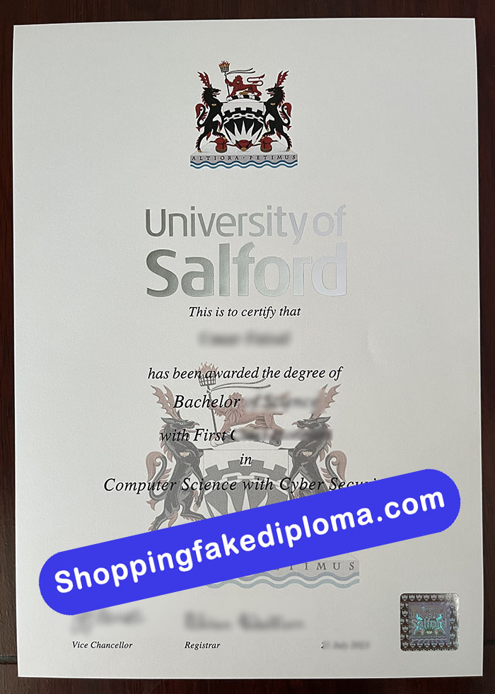 fake University of Salford fake degree